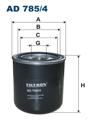 Air Dryer Cartridge, compressed-air system AD 785/4