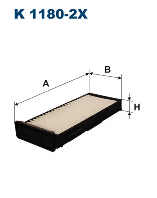 Filter, cabin air K 1180-2x
