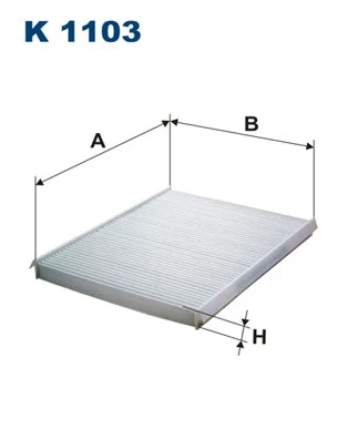 Filter, cabin air K 1103