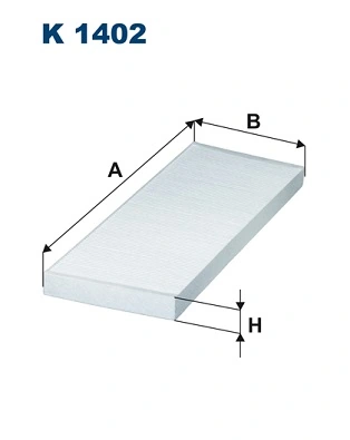 Filter, cabin air K 1402