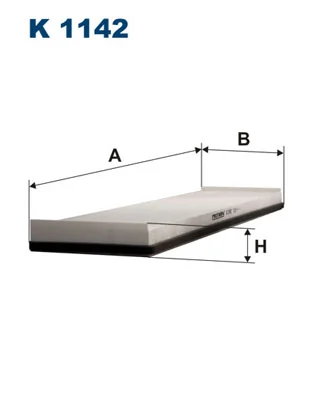 Filter, cabin air K 1142