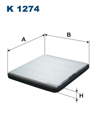 Filter, cabin air K 1274