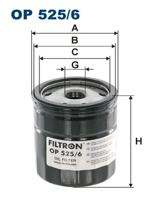 Oil Filter OP 525/6