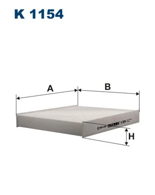 Filter, cabin air K 1154