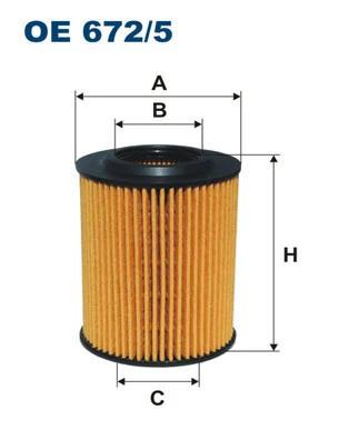 Oil Filter OE 672/5