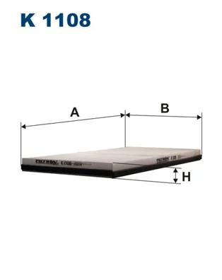 Filter, cabin air K 1108