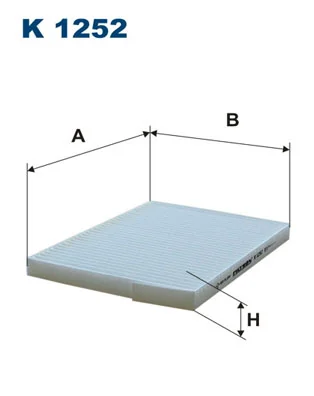 Filter, cabin air K 1252
