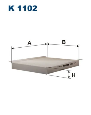 Filter, cabin air K 1102