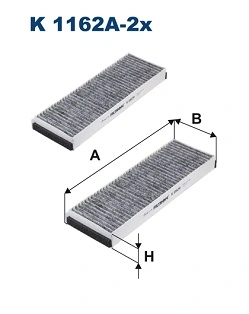 Filter, cabin air K 1162A-2x