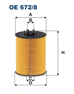 Oil Filter OE 672/8