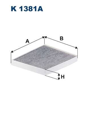 Filter, cabin air K 1381A