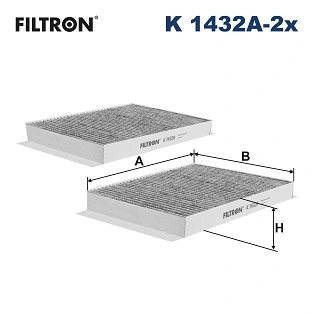 Filter, cabin air K 1432A-2x