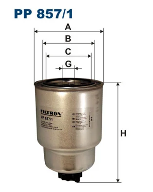 Fuel Filter PP 857/1