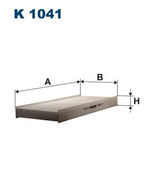Filter, cabin air K 1041