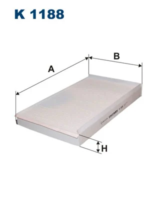 Filter, cabin air K 1188