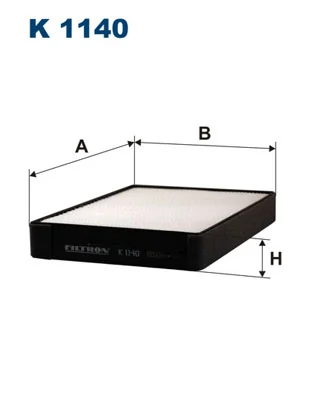 Filter, cabin air K 1140