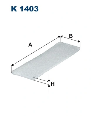 Filter, cabin air K 1403