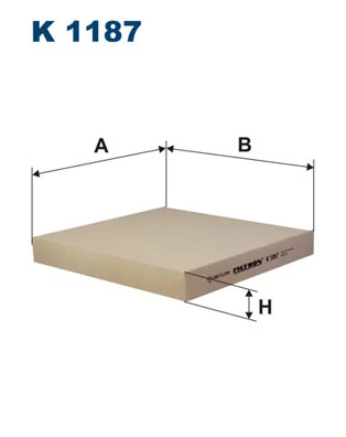 Filter, cabin air K 1187