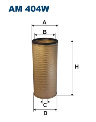 Secondary Air Filter AM 404W