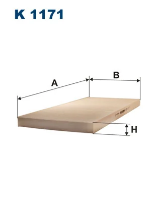 Filter, cabin air K 1171
