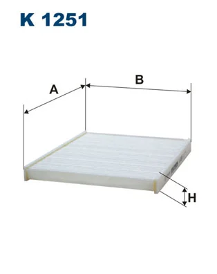 Filter, cabin air K 1251