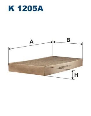 Filter, cabin air K 1205A