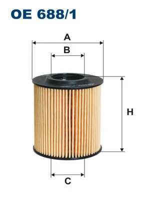 Oil Filter OE 688/1