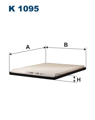 Filter, cabin air K 1095