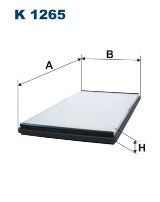 Filter, cabin air K 1265