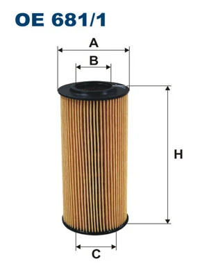 Hydraulic Filter, automatic transmission OE 681/1