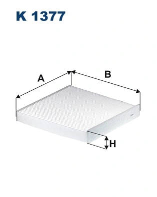 Filter, cabin air K 1377