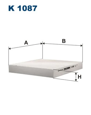 Filter, cabin air K 1087