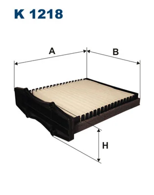 Filter, cabin air K 1218