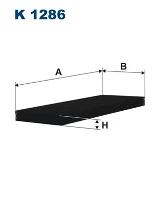 Filter, cabin air K 1286