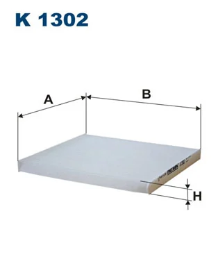 Filter, cabin air K 1302