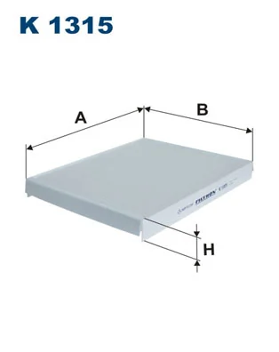 Filter, cabin air K 1315