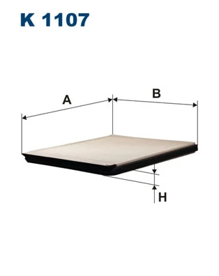 Filter, cabin air K 1107
