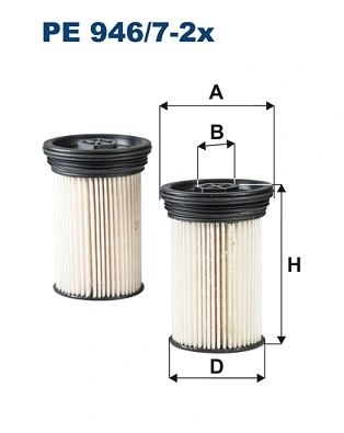 Fuel Filter PE 946/7-2x