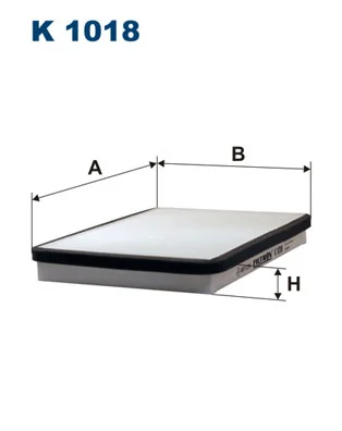 Filter, cabin air K 1018