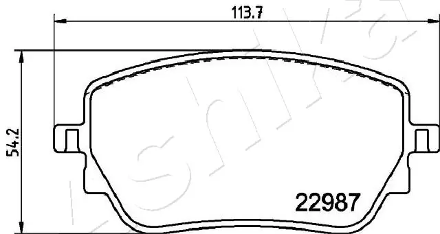 Brake Pad Set, disc brake 51-00-0534