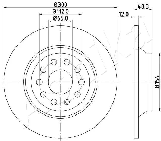 Brake Disc 61-00-0920