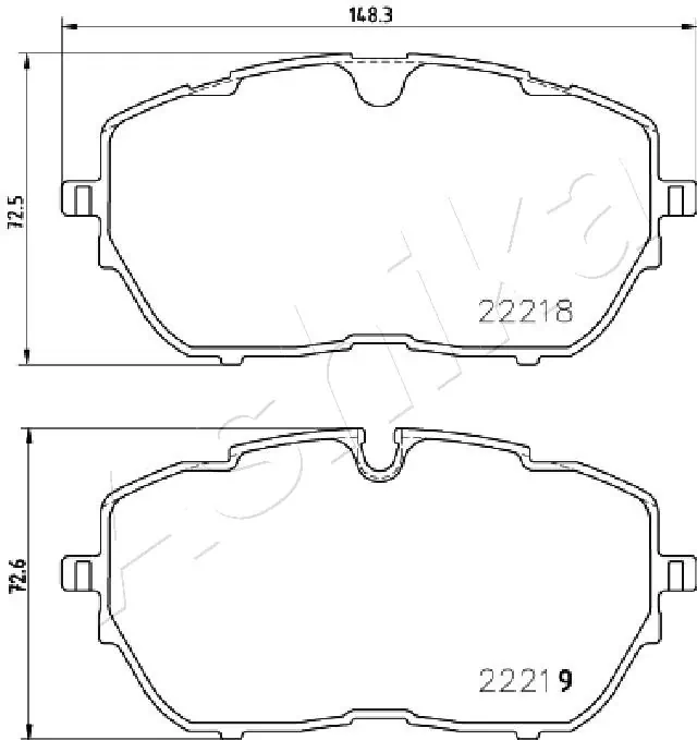Brake Pad Set, disc brake 50-00-0647