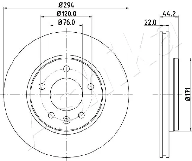 Brake Disc 61-00-0925