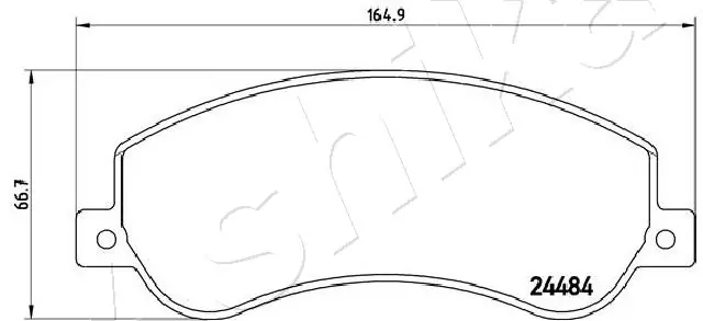 Brake Pad Set, disc brake 50-00-0940