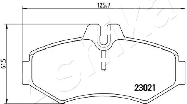 Brake Pad Set, disc brake 51-00-0513