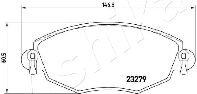 Brake Pad Set, disc brake 50-00-0318