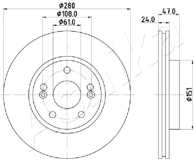 Brake Disc 60-00-0711
