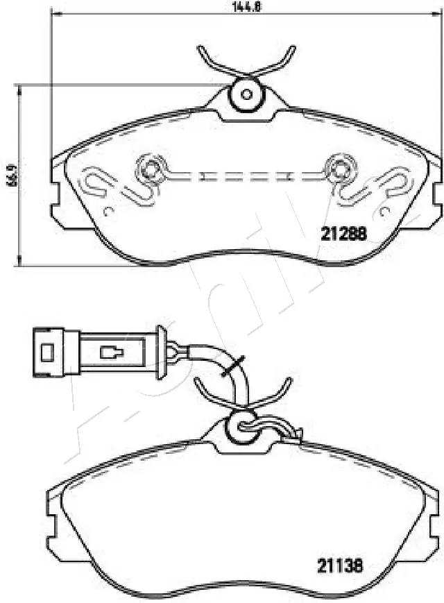 Brake Pad Set, disc brake 50-00-0902