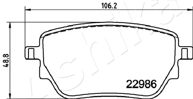 Brake Pad Set, disc brake 51-00-0533