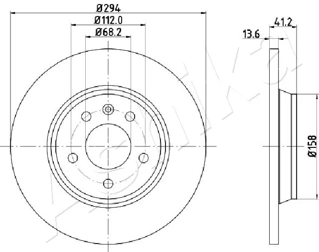Brake Disc 61-00-0307